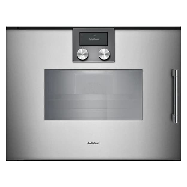 Компактный духовой шкаф-пароварка BSP251111 левая нержавеющая сталь GAGGENAU