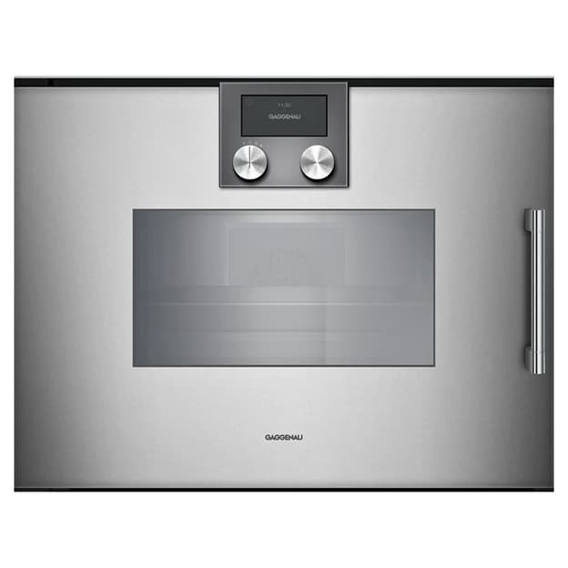 Компактный духовой шкаф-пароварка BSP261111 левая нержавеющая сталь GAGGENAU
