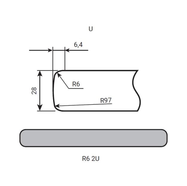 Столешница Luxeform L146/R6-2U Дуб Торонто влагост. 4200х1200х28мм