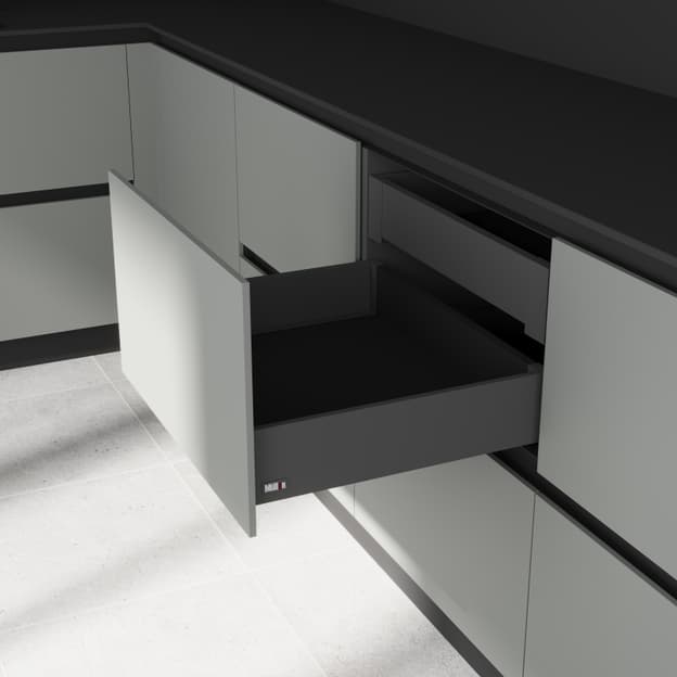 Комплект для ящика Muller Box profi line 3D L=400 Н=95 антрацит