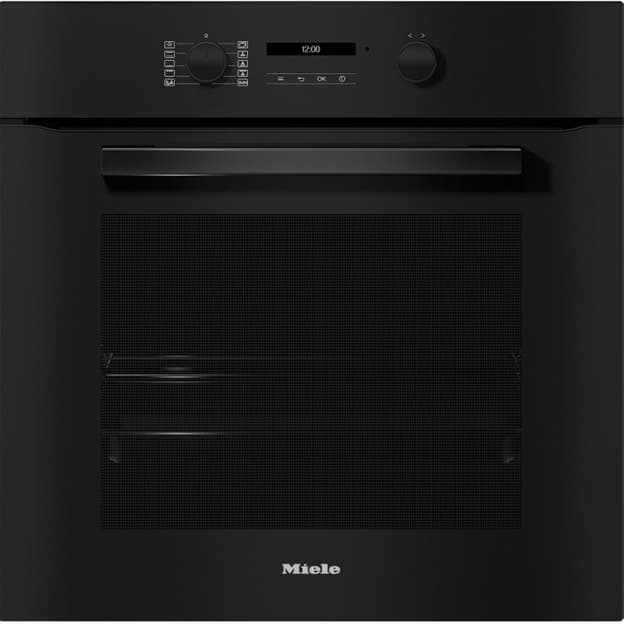 Встраиваемый духовой шкаф 60 см H 2861 B черный обсидиан Miele