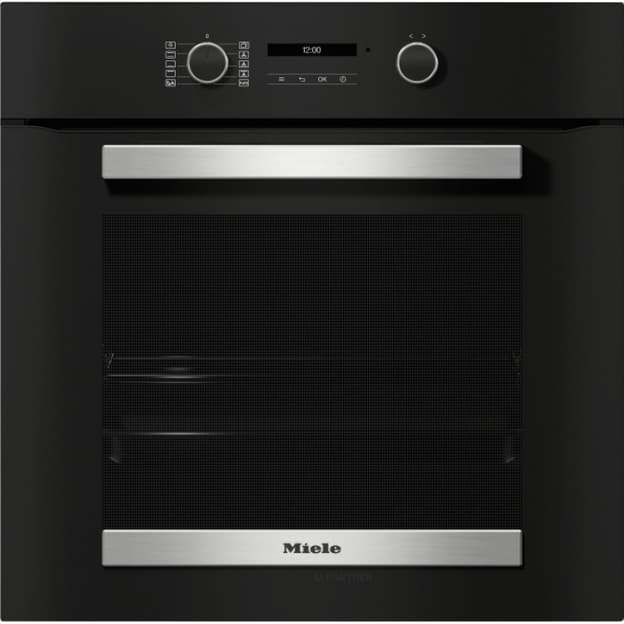 Встроенный духовой шкаф 60 см H 2465 BP OBSW/EDST-LOOK черный обсидиан Miele