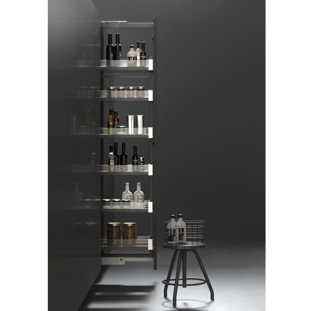 Карго-колона Essence 300мм графит 5 корзин 1760-2200мм VIBO