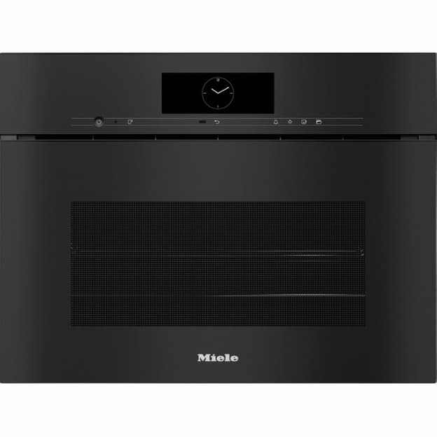Паровый шкаф компактный DGC 7840 HCX Pro черный обсидиан Miele