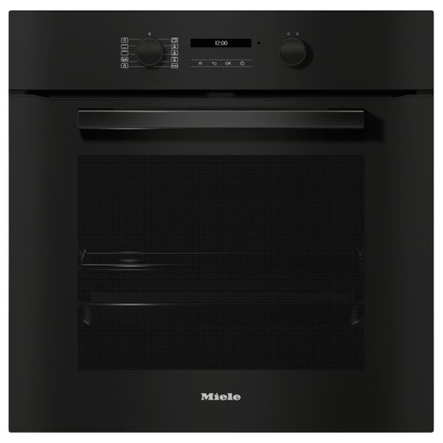 Встроенный духовой шкаф 60 см H 2861 BP черный обсидиан Miele
