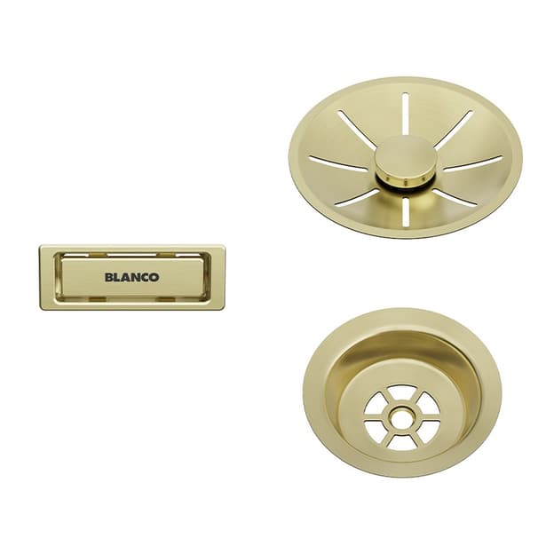 Відвідна арматура InFino для однієї чаші без клапана-автомата satin gold BLANCO (207423)