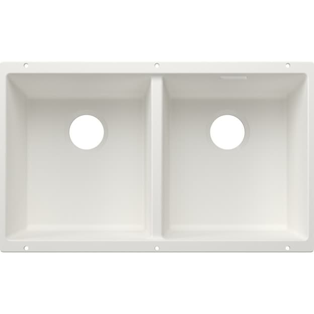 Мийка SUBLINE 350/350-U SILGRANIT (мпс) білий BLANCO (527831)