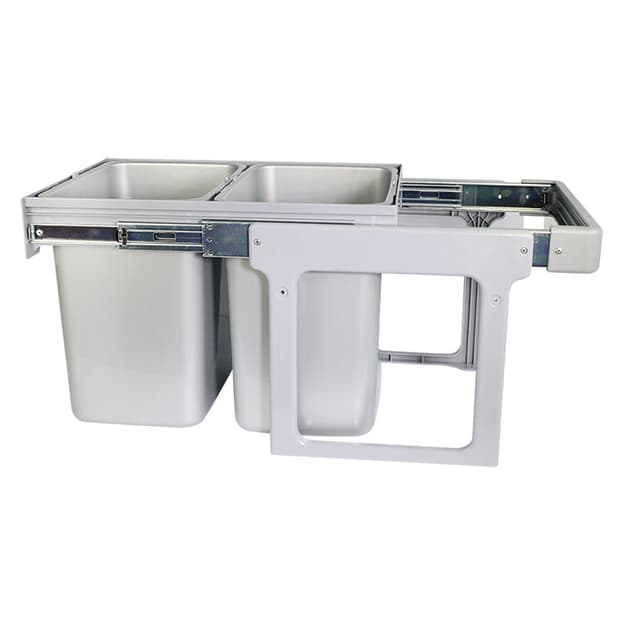 Мусорниця Widder 2x16л сіра