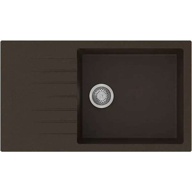 Мийка граніт Classic 86x50 XL Espresso (New) Fabiano