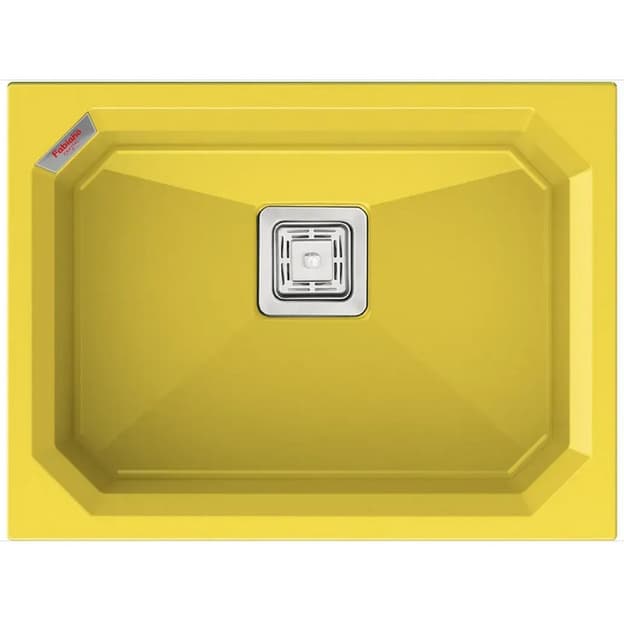 Мийка граніт Crystal 61x46 Yellow Fabiano