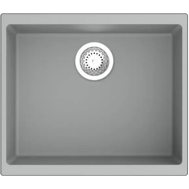 Мийка граніт Navio 53x46 Grey Metallic Fabiano
