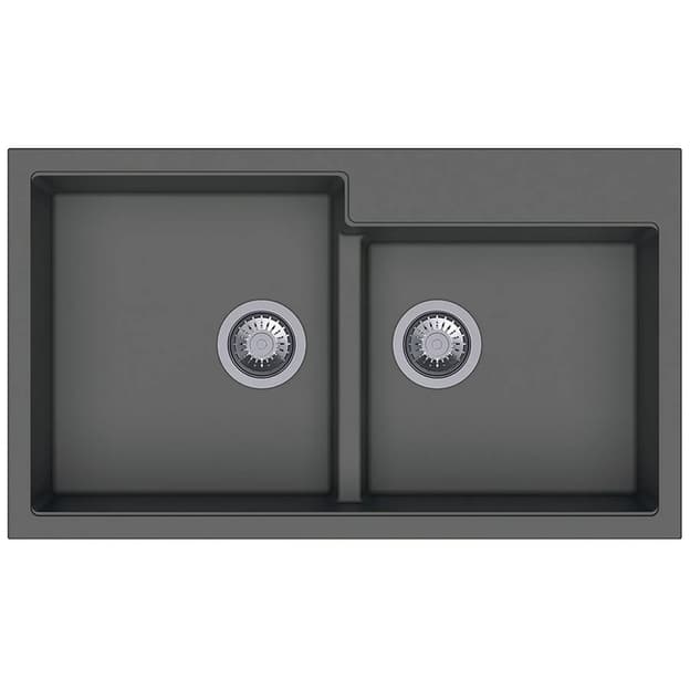 Мийка граніт Navio 86x50x20 Beton Fabiano