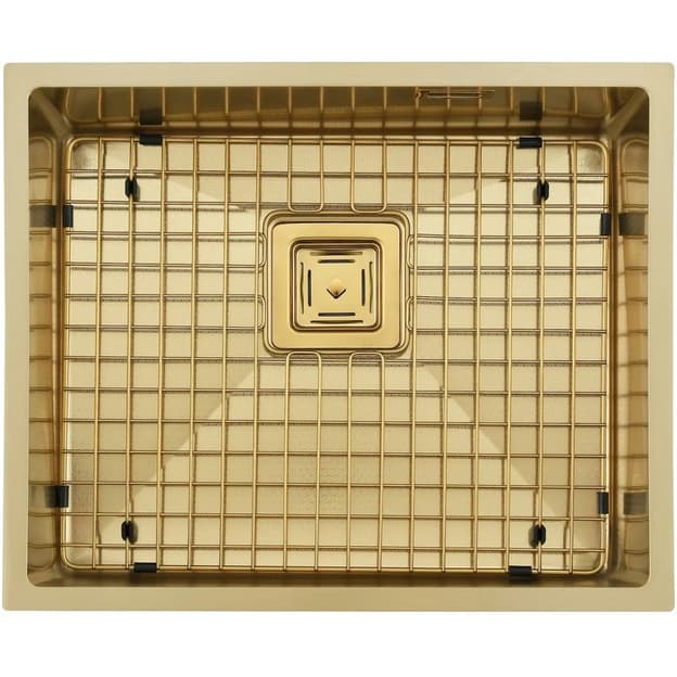 Мийка нерж. Quadro 53 Celldecor Nano Gold (мпс) Fabiano
