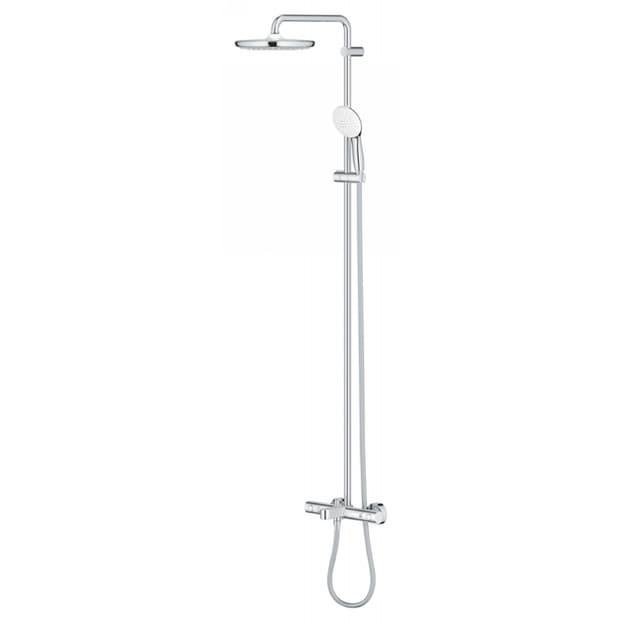 Душова система з термостатом Tempesta 250 shower system THM bath 9,5l, хром Grohe (26672001)