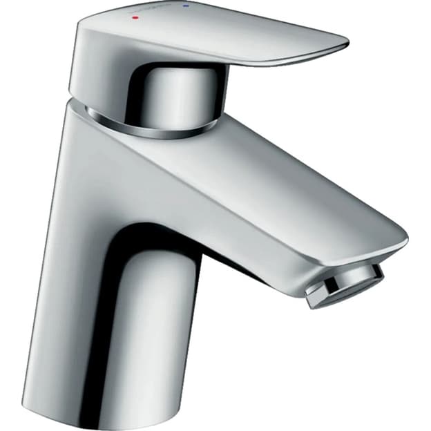 Смеситель для умывальника Logis 70 LowFlow с донным клапаном Chrome Hansgrohe (71078000)