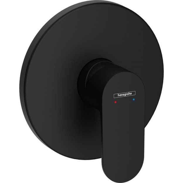 Змішувач для душу Rebris S, прихований монтаж, Matt Black Hansgrohe (72667670)