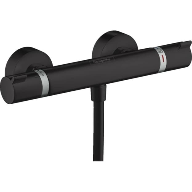 Термостат для душу Ecostat Matt Black Hansgrohe (13116670)