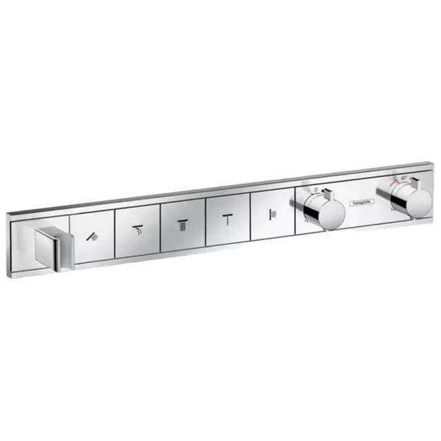 Термостат скрытого монтажа RainSelect на 5 потребителей Chrome Hansgrohe (15358000)