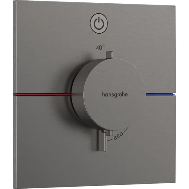 Термостат скрытого монтажа ShowerSelect Comfort E на 1 функцию Black Chrome Hansgrohe (15571340)