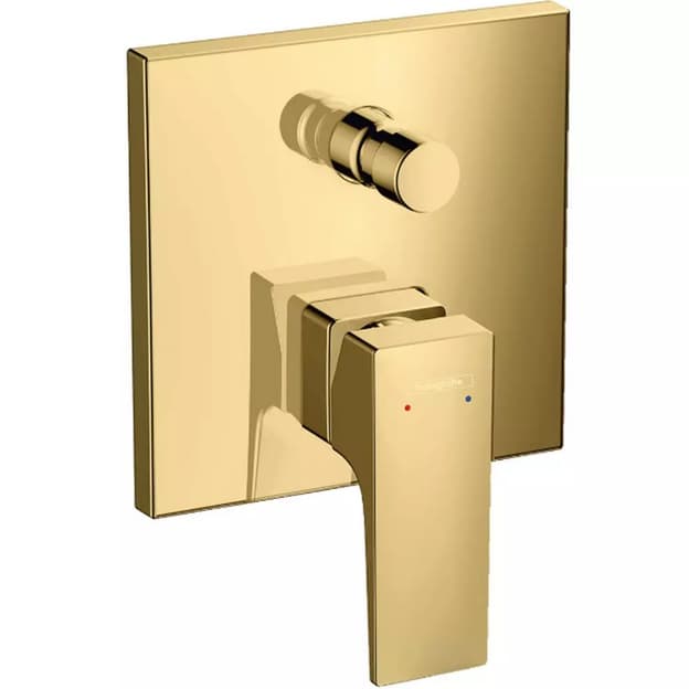 Смеситель для ванны и душа Metropol Polished Gold Optic Hansgrohe (32545990)