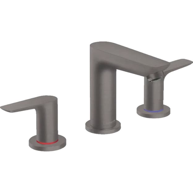 Смеситель для умывальника Talis E на 3 отверстия, Chrome Hansgrohe (71733340) Black Chrome