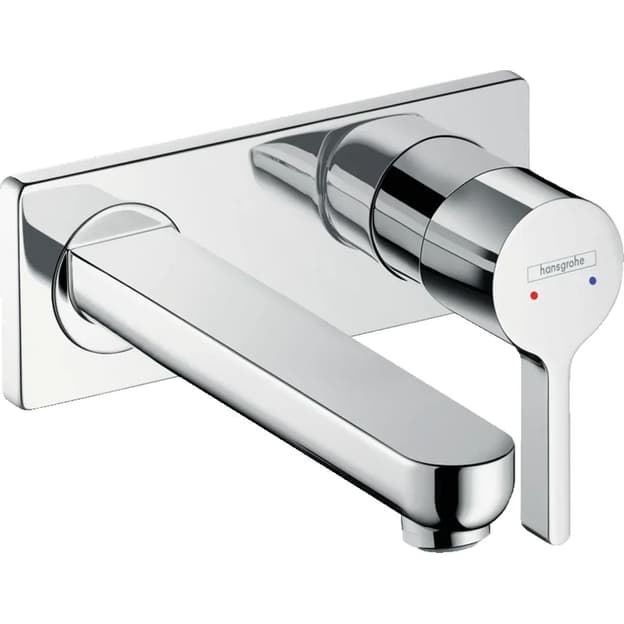 Смеситель для умывальника Metris S скрытый монтаж, Chrome Hansgrohe (31163000)