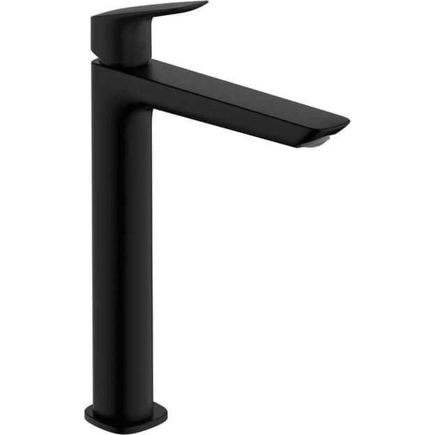 Смеситель Logis Fine 240 для умывальника без донного клапана, Matt Black Hansgrohe (71258670)