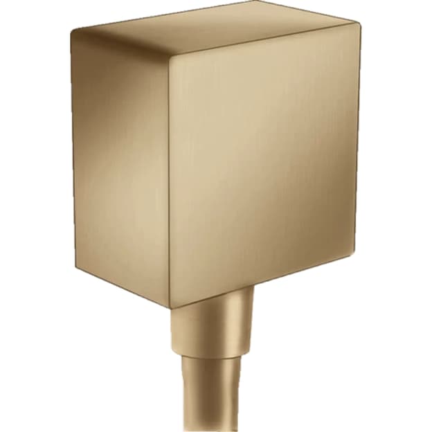 Шлангове під'єднання для душа Hansgrohe FixFit Square  Brushed Bronze Hansgrohe (26455140)