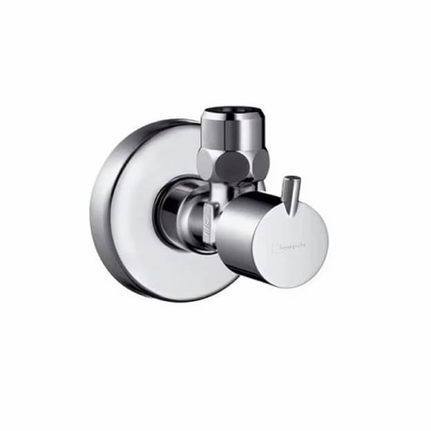 Кутовий вентиль Hansgrohe S 1/2-3/8  Chrome Hansgrohe (13901000)