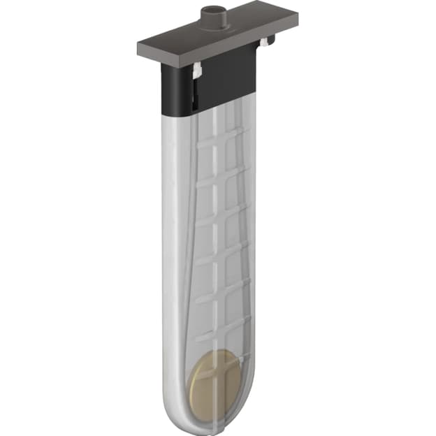 Шланг для лійки Hansgrohe SBox Square 1.45 м виразний в борт ванни  Brushed Black Hansgrohe (28010340)