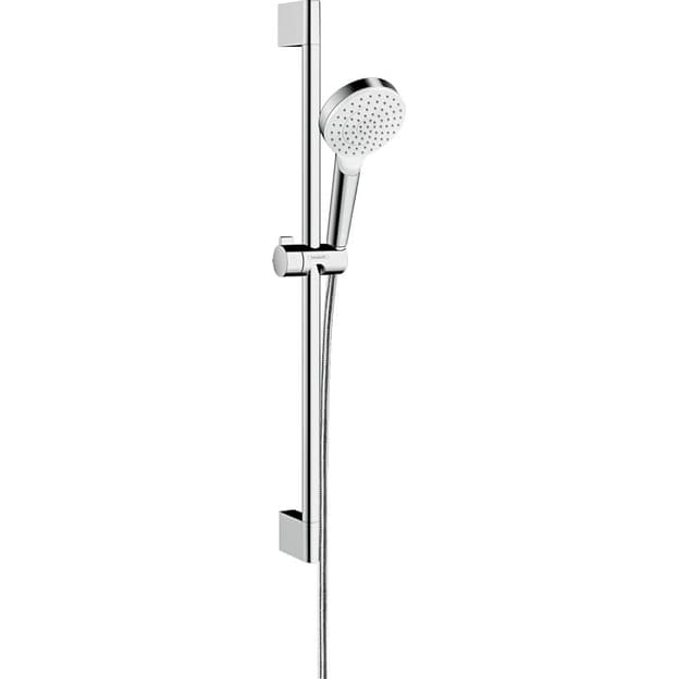 Душовий набір Hansgrohe Crometta 100 1jet 0,65м Green 6л/хв White/Chrome Hansgrohe (26554400)