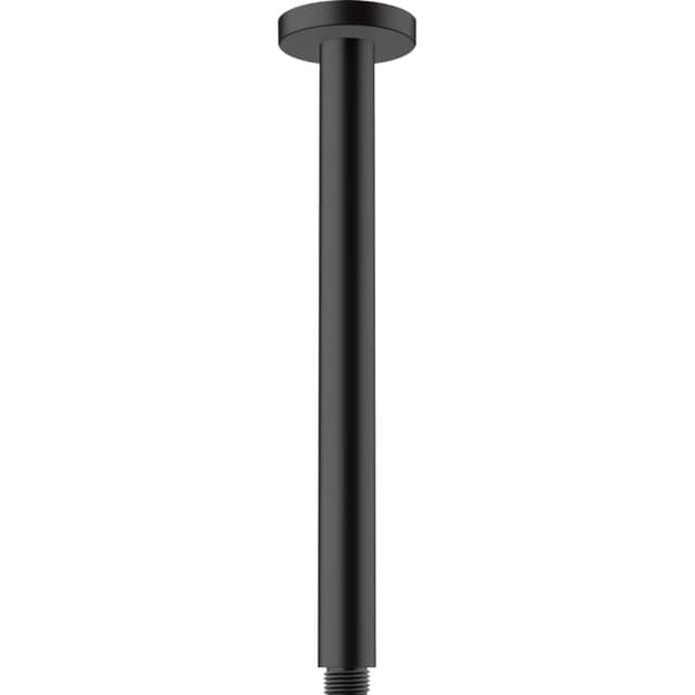 Тримач верхнього душу стельовий Hansgrohe Vernis Blend 300 мм  Matt Black Hansgrohe (27805670)