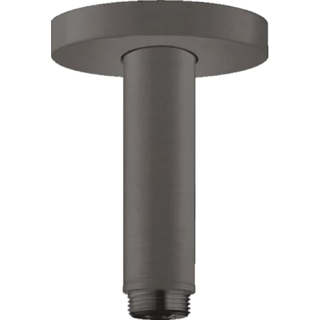 Тримач верхнього душу стельовий Hansgrohe S 100 мм  Brushed Black Hansgrohe (27393340)