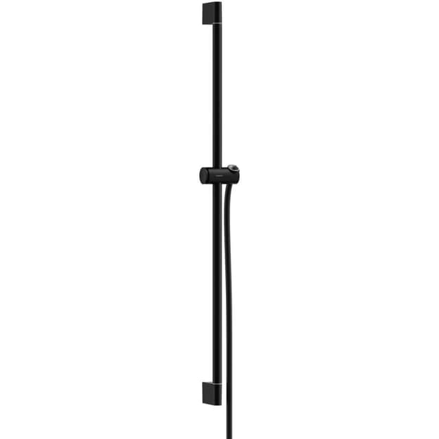 Душова штанга Hansgrohe Pulsify S 90 см зі шлангом 160 см  Matt Black Hansgrohe (24401670)