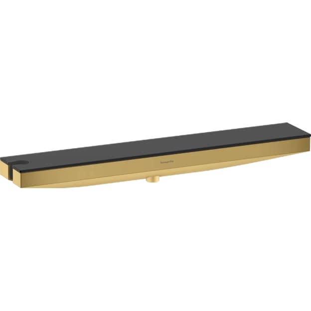 Шлангове підключення Hansgrohe Porter 500 Rainfinity з поличкою L  Polished Gold Optic Hansgrohe (26843990)