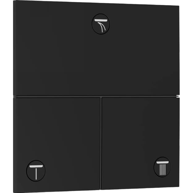 Перемикач Hansgrohe ShowerSelect Comfort E на 3 функції  Matt Black Hansgrohe (15573670)