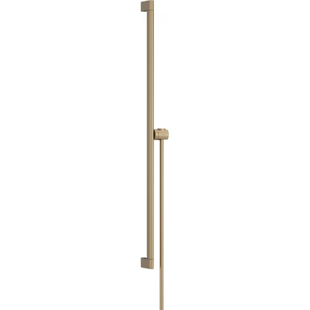 Душова штанга Hansgrohe Unica S Puro 90 см зі шлангом 160 см  Brushed Bronze Hansgrohe (24405140)