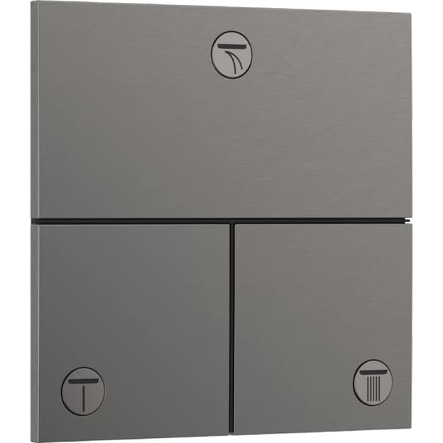 Перемикач Hansgrohe ShowerSelect Comfort E на 3 функції  Brushed Black Chrome Hansgrohe (15573340)