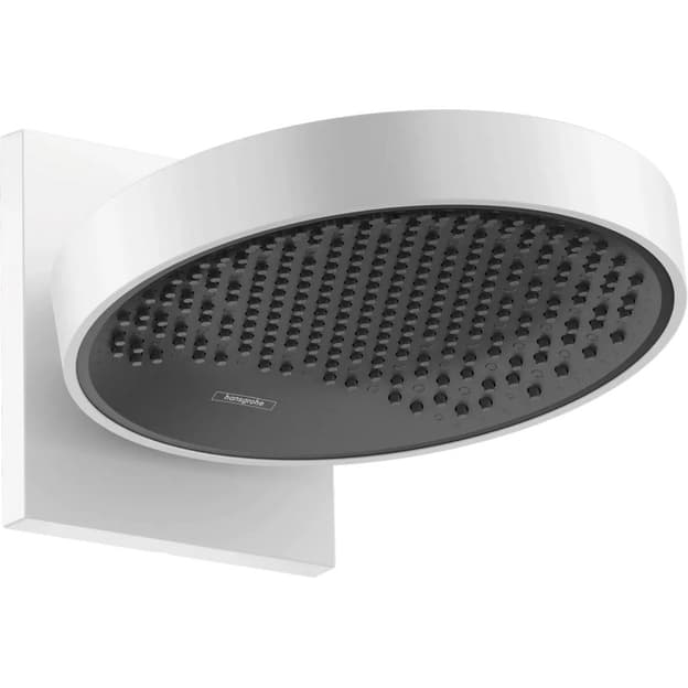 Верхній душ Hansgrohe Rainfinity 250 1jet з власником Matt White Hansgrohe (26226700)