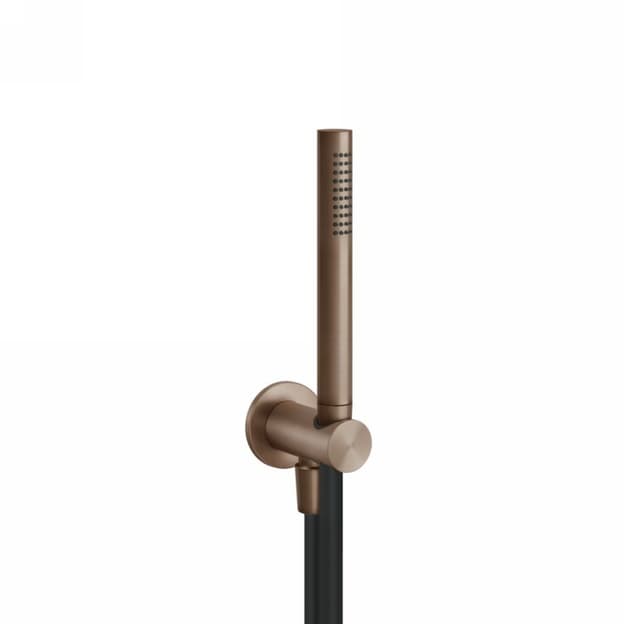 Душовий комплект 316 + вивід, шланг 1.5 м та душова лійка, Copper Brushed PVD Gessi (54023-708)