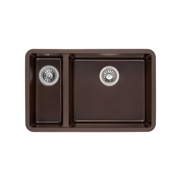 Мойка Under top DOUBLE marron (705*445mm.) гранит GRANADO