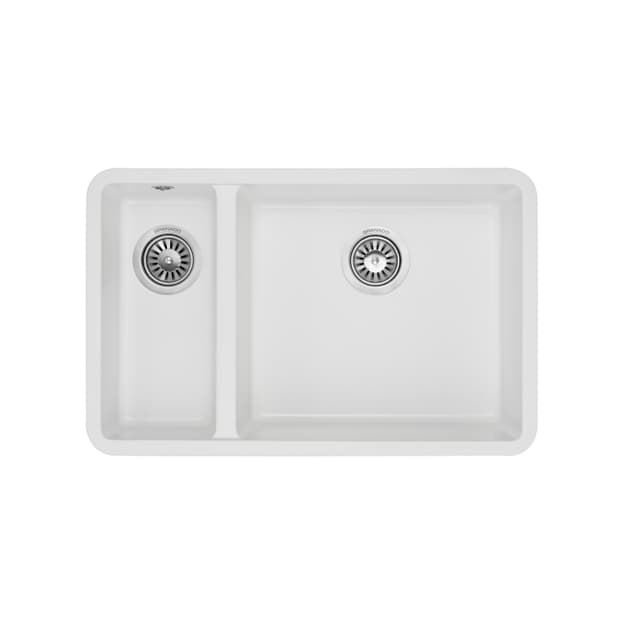 Мийка Under top DOUBLE white (705*445mm.) граніт GRANADO