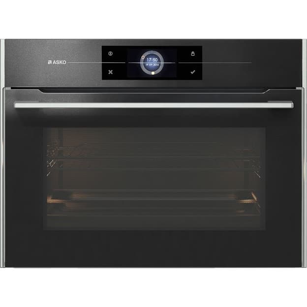 Компактный духовой шкаф из СВЧ OCM8478G черный Asko