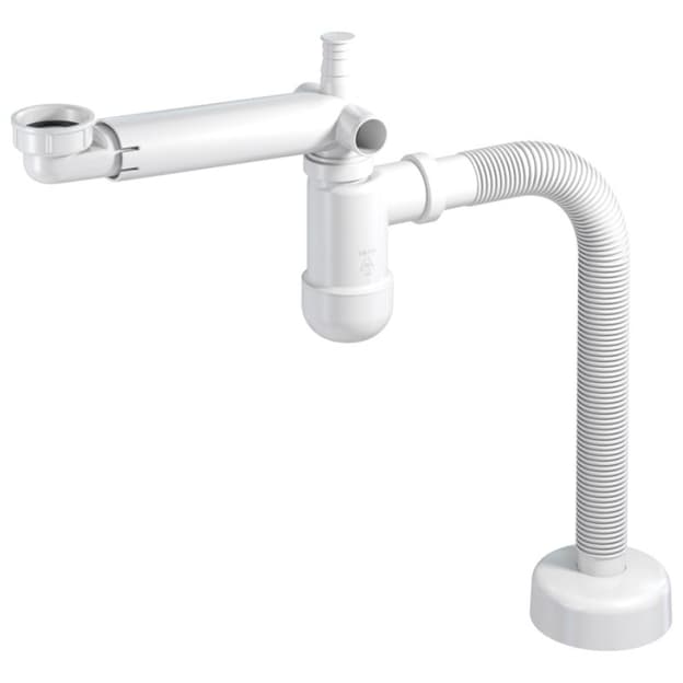 Сифон для умывальника Preloc телескоп., с накидной гайкой 5/4", гофр d32x885 с розеткой Prevex