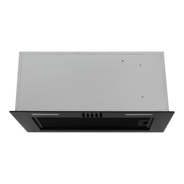 Вытяжка встраиваемая LINE S BL A/60 GL/PB черное стекло INTERLINE