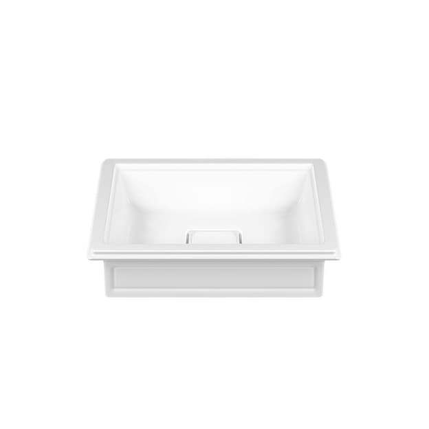 Умывальник накладной Total Look без перелива 42x56 белый (46805-516) Gessi