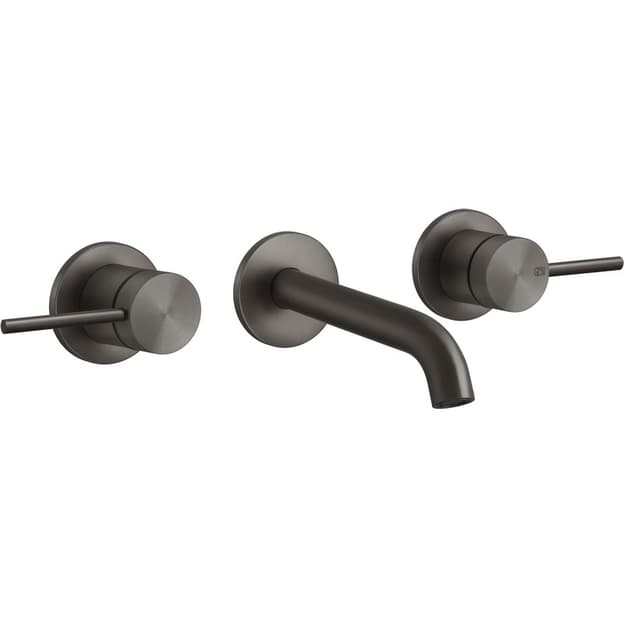 Змішувач для умивальника 316 (зовнішня частина), Black Metal Brushed PVD (54092-707) Gessi