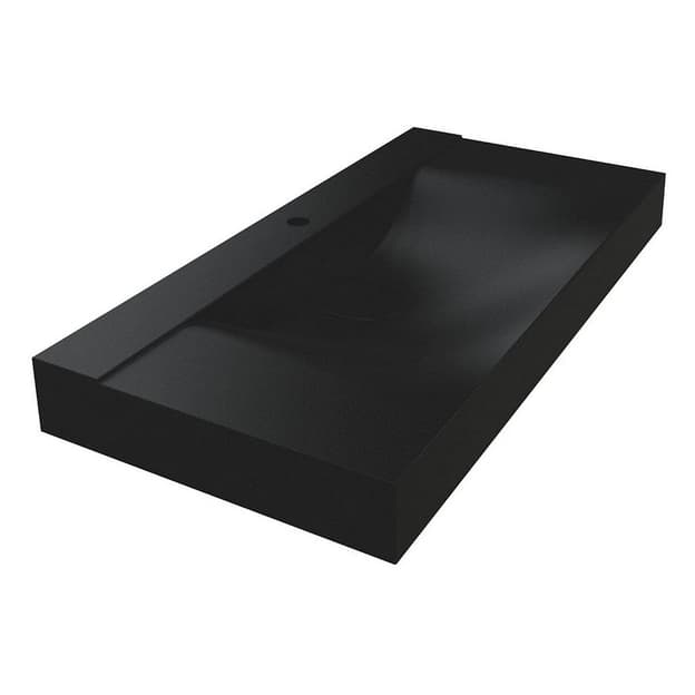Умивальник FLY 1000 MIRASTONE black shine mirastone Miraggio