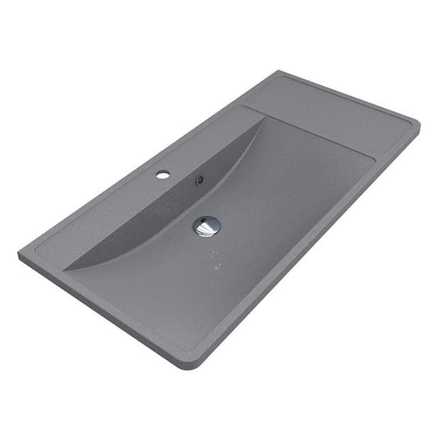 Умивальник SACRAMENTO MIRASTONE gray mirastone Miraggio