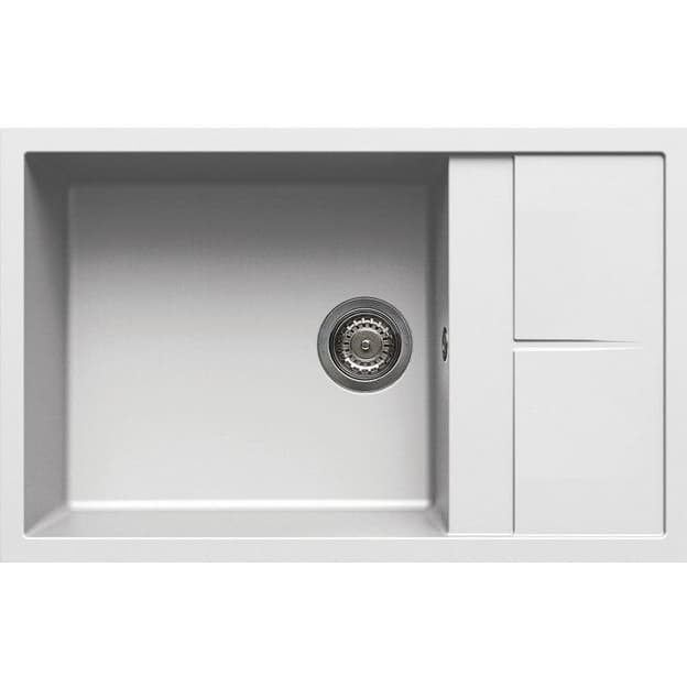 Мийка граніт Unico 310 bianco 68 ELLECI